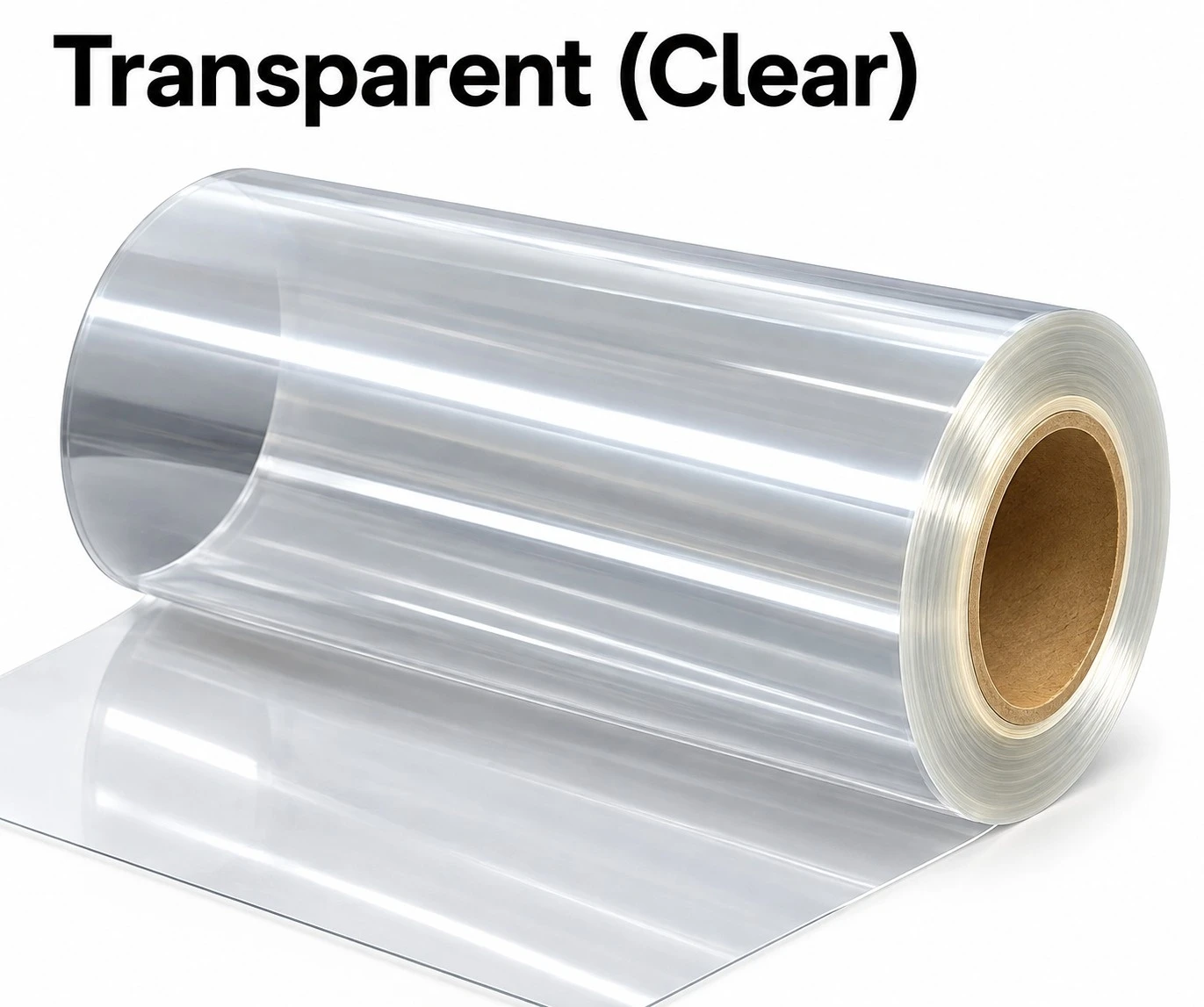 Transparent (clear) film roll