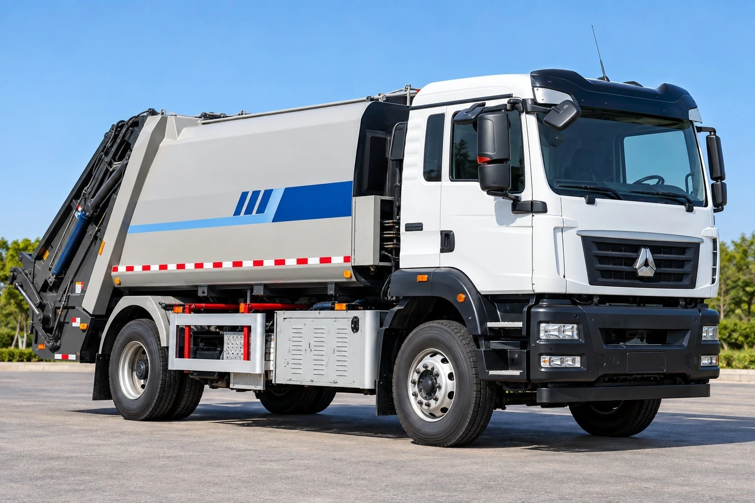 Caminhão compactador de lixo New Energy
