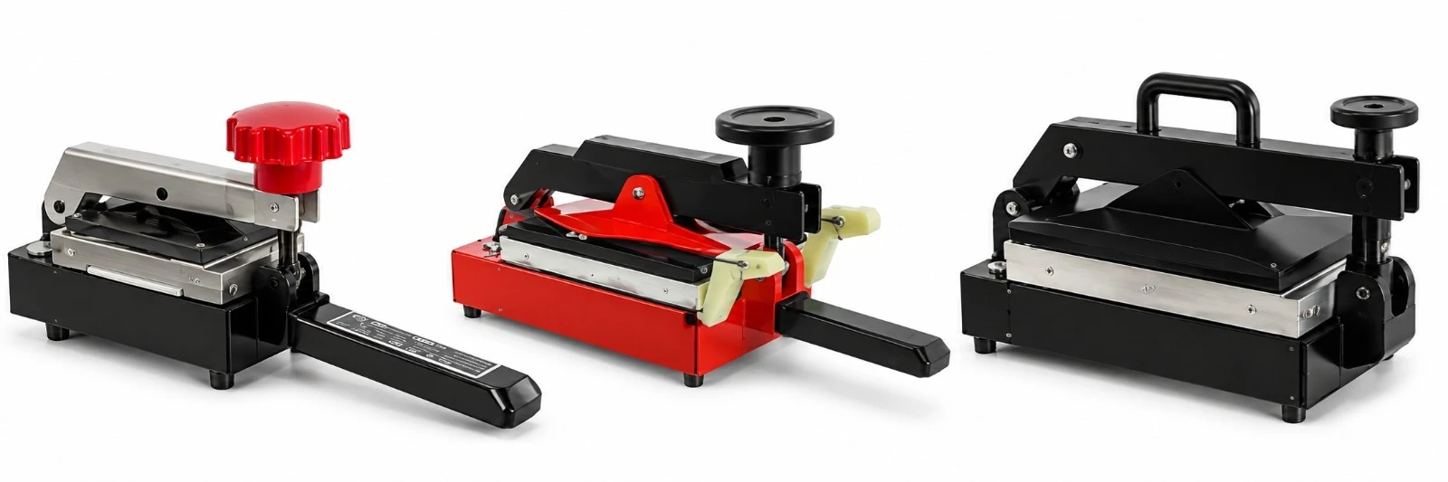 Prensa Clássica com Temperatura Fixa — modelos QD60*80S, QD100*150S e QD160*250S