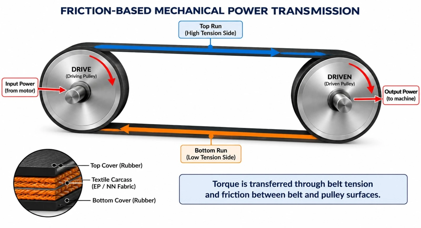 Mechanical Power Transmission Principle