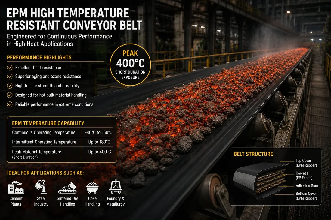High-Temperature Resistant Conveyor Belt