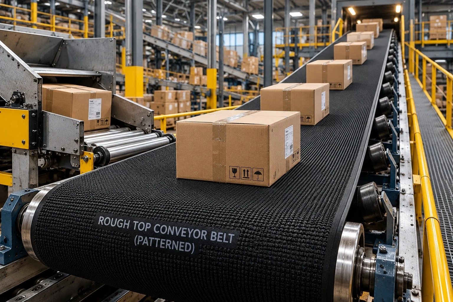 Rough Top Conveyor Belt (Patterned)