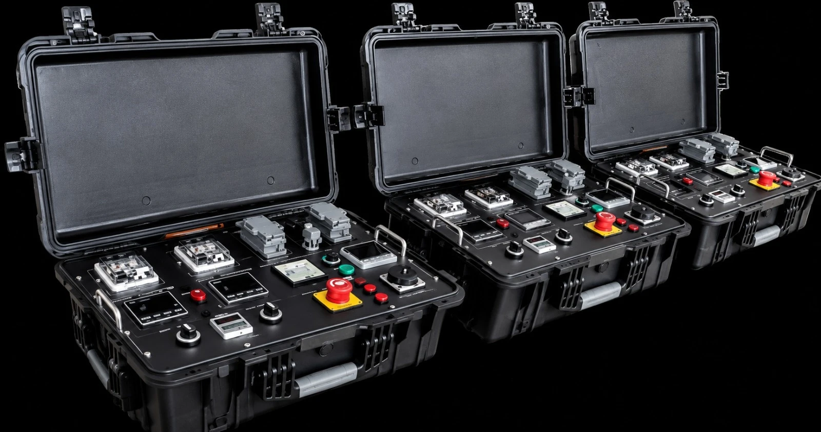 Caja de control tipo maletín: